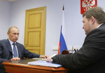 Владимир Путин и Никита Белых. Фото с сайта Белых.Ру
