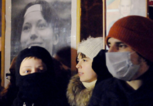Акция в третью годовщину убийства Маркелова и Бабуровой. Фото Вероники Максимюк