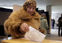 Референдум в Латвии. Фото AP
