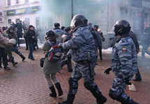 Разгон акции оппозиции в Нижнем Новгороде. Фото Андрея Моргунова