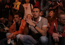 Алексей Навальный с участниками ночных гуляний. Фото: "Новая газета"