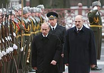 Визит Путина в Минск. 2007 год. Фото: president.gov.by