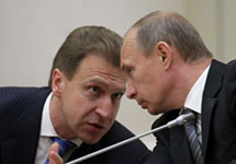 Игорь Шувалов и Владимир Путин. Фото: premier.gov.ru