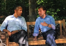 Медведев и Обама в Кэпм-Дэвиде. Фото размещено в аккаунте Медведева в Instagram (damedvedev)