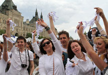 Акция "Белое дефиле". Фото: Андрей Шабаев (http://shabaev.ru)