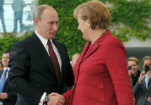 Владимир Путин и Ангела Меркель. Фото пресс-службы Кремля