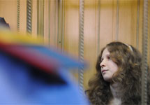 Мария Алехина в Таганском суде. Фото В.Максимюк/Грани.Ру