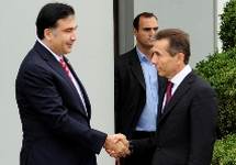 Встреча Саакашвили и Иванишвили. Фото пресс-службы президента Грузии