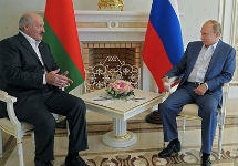 Александр Лукашенко и Владимир Путин. Фото пресс-службы Кремля