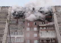 Взрыв и пожар в Томске. Фото с сайта МЧС