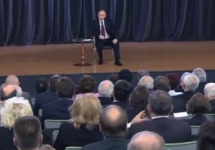 Встреча Владимира Путина с доверенными лицами. Кадр видеотрансляции 