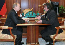 Владимир Путин и Юрий Башмет. Фото пресс-службы Кремля