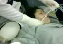 Жертва применения химоружия в Сирии. Кадр Би-Би-Си