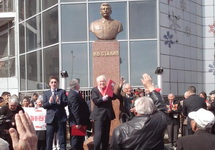Открытие памятника Сталину в Якутске. Фото: Николай Борисов