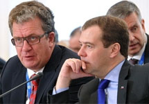 Сергей Приходько и Дмитрий Медведев. Фото: правительство.рф