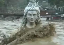 Наводнение в Индии. Кадр Би-Би-Си