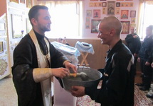 Освящение православной молельни в ИК-9 Уфы. Фото: gufsinrb.ru