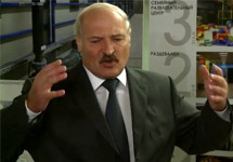 Александр Лукашенко. Кадр видеотрансляции агентства БЕЛТА