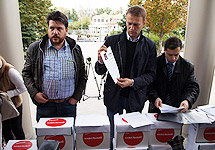 Алексей Навальный и Леонид Волков. Фото из ЖЖ Алексея Навального