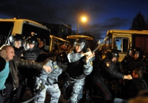 Беспорядки в Бирюлеве. Фото Людмилы Барковой