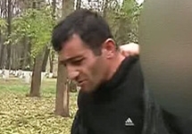Задержание Орхана Зейналова. Кадр оперативной съемки