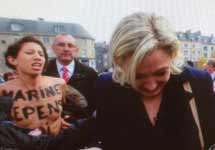 Акция Femen в отношении Марин Ле Пен. Фото с сайта движения