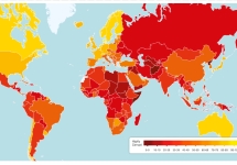 Индекс восприятия коррупции - 2013. С сайта Transparency International