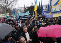 Симферополь в поддержку Евромайдана. 28.01.2014. Фото: qtmm.org