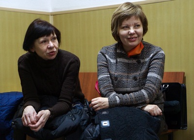 Светлана Сидоркина и мать Андрея Барабанова. Фото Д. Борко
