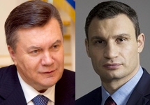 Виктор Янукович и Виталий Кличко