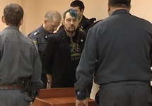 Арест Алексея Расходчикова в зале суда. Кадр видео с youtube-канала Aleksandr BOB Borisov