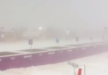 Туман в Сочи. Кадр видеосъемки