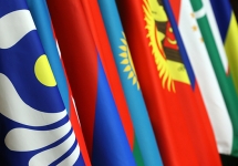 Флаги СНГ и стран-участниц. Фото с официального сайта СНГ