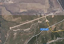 Аэродром Бельбек. Аэрофотосъемка Google Maps