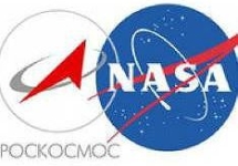 Логотипы Роскосмоса и NASA