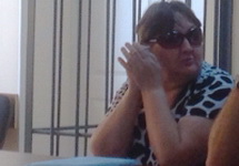 Людмила Артамонова в зале суда. Фото: vostokmedia.com