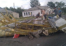 Обломки сбитого Boeing-777. Фото: @euromaidan