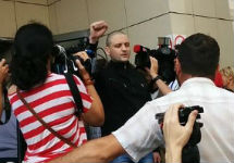 Сергей Удальцов перед оглашением приговора. Фото Ю.Тимофеева/Грани.Ру