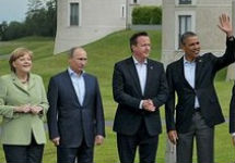 Путин и западные лидеры на саммите G8 в 2013 году. Фото: kremlin.ru 