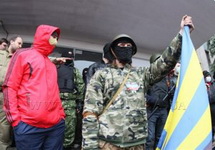 Террористы в Горловке. Фото: gorlovka.ua
