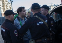 Задержание Дмитрия Монахова. Фото: Филипп Киреев