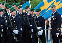 Шведские военные. Фото с сайта министерства обороны Швеции