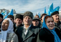 Митинг крымских татар. Фото: capital.ua