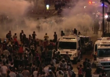 Протесты в Гонконге. Кадр Би-Би-Си