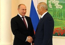 Владимир Путин и Ислам Каримов. Фото пресс-службы Кремля