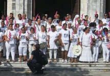 Акция в Гаване за освобождение политзаключенных. Фото: 14ymedio.com