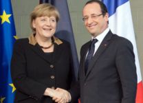 Ангела Меркель и Франсуа Олланд. Фото: bundeskanzlerin.de