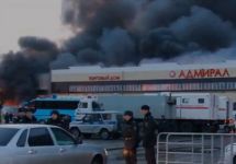 Пожар в Казани. Кадр видеозаписи
