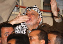 Ясир Арафат в Рамалле. Фото АР