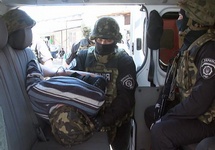 Задержание преступника, взявшего заложников в Одессе. Фото: mvs.gov.ua